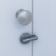 WC EXTERNAL LOCK D.53 / INOX  CATCHES AND LATCHES
